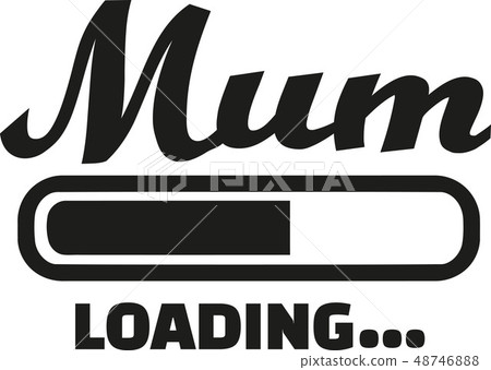 mum_loading.eps - Stock Illustration [48746888] - PIXTA