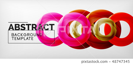 Vector circles abstract background Vector circles abstract background 48747345