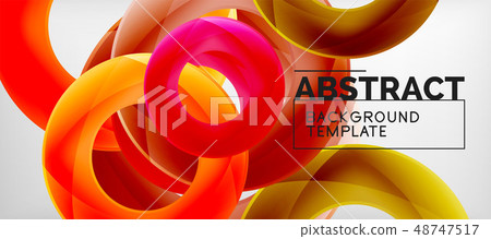 Vector circles abstract background 48747517