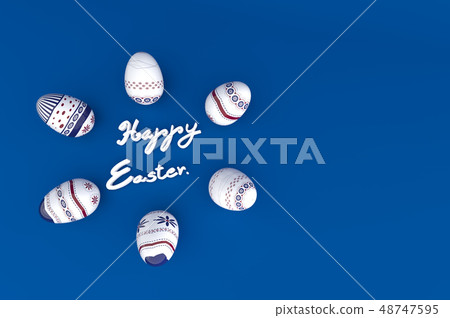 Easter eggs season Easter eggs season 48747595
