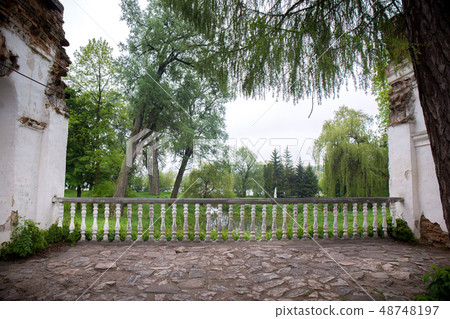 View from the balcony in Alexandria park, Ukraine 48748197
