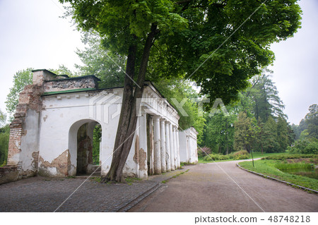 Ancient ruins in Alexandria park, Ukraine 48748218