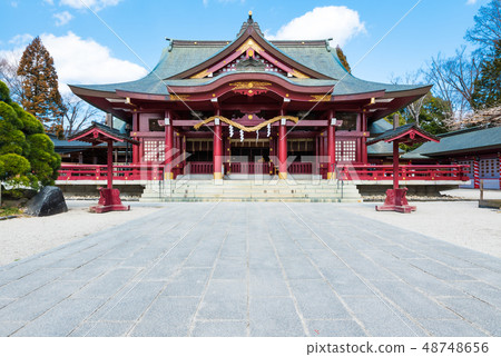Kasama Inari shrine hall (Kasama city, Ibaraki prefecture) as of March, 2019 Kasama Inari shrine hall (Kasama city, Ibaraki prefecture) as of March, 2019 48748656