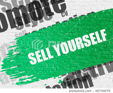 Sell Yourself on the White Brick Wall. 48749079