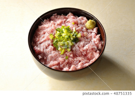 Tuna tuna with tuna and green onion Tuna tuna with tuna and green onion 48751335