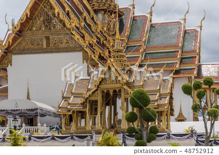 Phra Thinang Dusit Maha Prasat in Royal Palaceas Phra Thinang Dusit Maha Prasat in Royal Palaceas 48752912