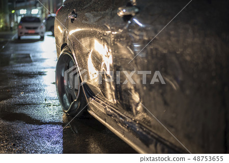 Car crash from car accident on the road Car crash from car accident on the road 48753655