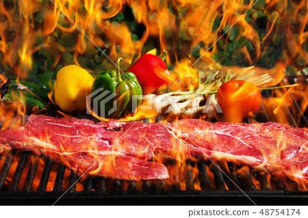 Flaming grill Flaming grill 48754174
