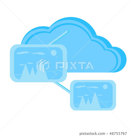 Cloud computing icon Cloud computing icon 48755767