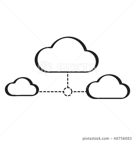 Cloud computing icon Cloud computing icon 48756083