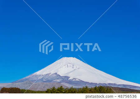 Mount Fuji in winter (March) 48756536