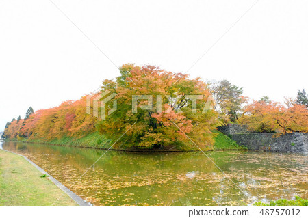 Yamagata Jyoen of autumn leaves 48757012