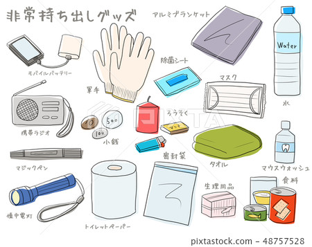 Emergency goods goods material 48757528