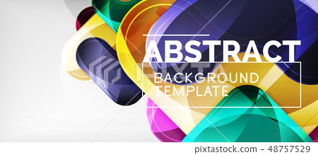 Arrow background, modern style geometry design element. Vector illustration for wallpaper 48757529