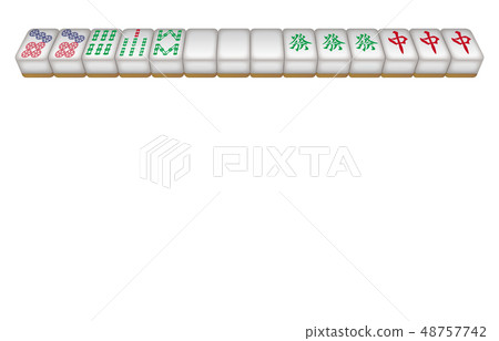 麻將牌三維大三 麻將牌三維大三 48757742