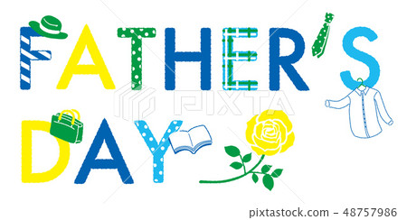 Father's Day Father's Day Image Illustration 48757986