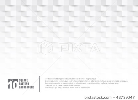 Abstract 3D white paper art style texture and 48759347