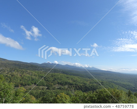 Tateshin Plateau and Yatsugatake (Autumn September 2018, Chino, Nagano Prefecture) 48759778