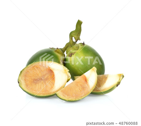 Betel nut isolated on white background Betel nut isolated on white background 48760088