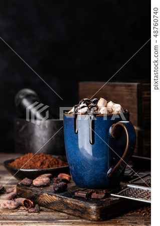 Cup of hot chocolate 48760740