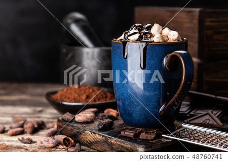 Cup of hot chocolate 48760741