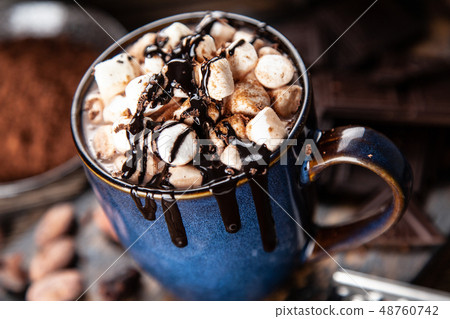 Cup of hot chocolate 48760742