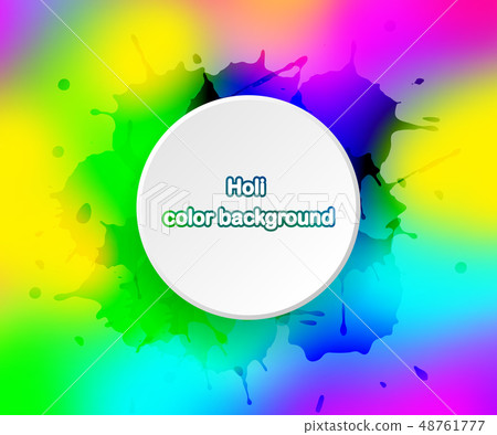 Holi color background for festival of India Holi color background for festival of India 48761777