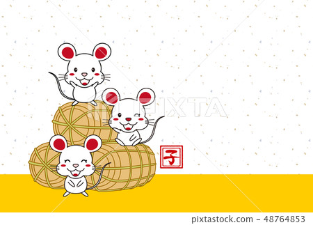 New year's card New year's card 48764853