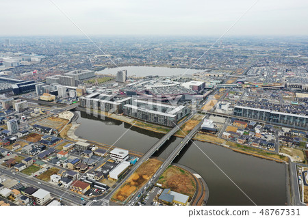 Aerial view of Koshigaya Lake Town Aerial view of Koshigaya Lake Town 48767331