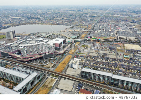 Aerial view of Koshigaya Lake Town Aerial view of Koshigaya Lake Town 48767332