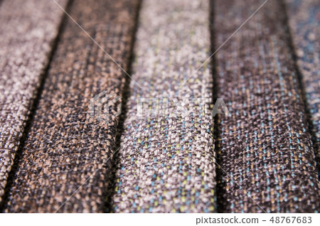 A set of samples of fabric furniture decoration lines of textile textures. Multicolored stripes A set of samples of fabric furniture decoration lines of textile textures. Multicolored stripes 48767683