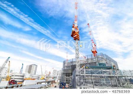 公寓/建築施工現場 48768369