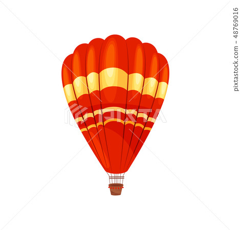 Hot air balloon concept. Vector flat illustration. Hot air balloon concept. Vector flat illustration. 48769016