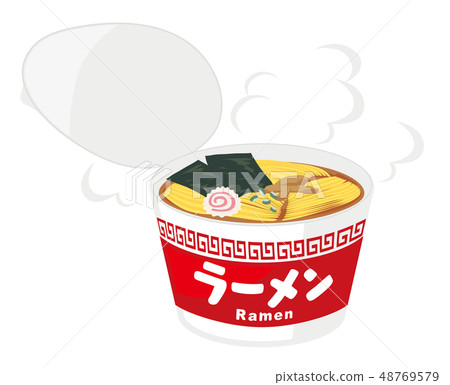 Cup ramen ramen cup noodle illustration 48769579