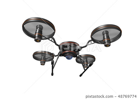 Drone (with camera · transparent material) Drone (with camera · transparent material) 48769774