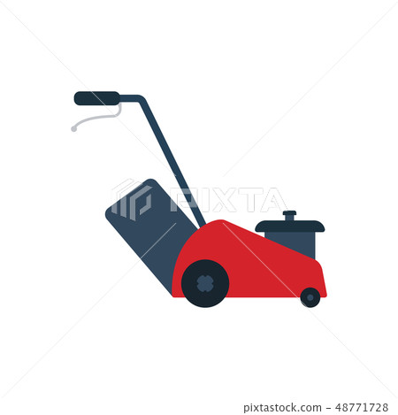 Lawn mower icon Lawn mower icon 48771728