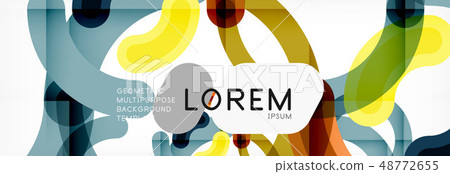 Vector outlined stroke circles composition Vector outlined stroke circles composition 48772655