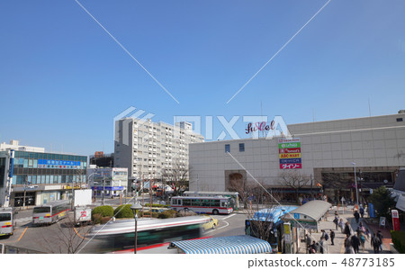 Kawasaki city landscape in Japan Toki Electric Railway Saginuma Station in front of you 48773185