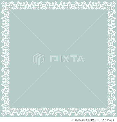 Floral Vector Fine Frame Floral Vector Fine Frame 48774025