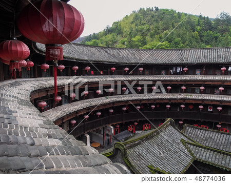 Hui Jing Nanxi Hui Jia Tulou-Yang Kao，福建省/ Yanxiang Lou（Tulou），中國 48774036