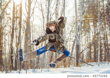 guy in the jump 48774268