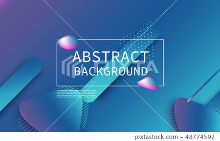 Fluid shape composition. Abstract cover design. Fluid shape composition. Abstract cover design. 48774592