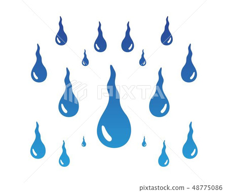 Water drop black n color logos Water drop black n color logos 48775086