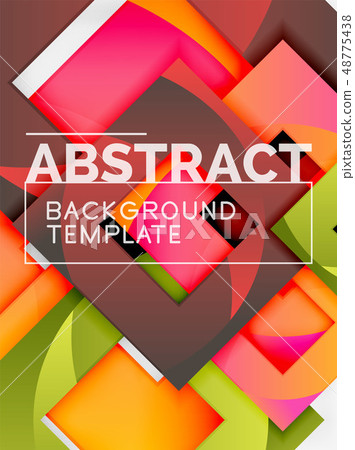 Background abstract squares, geometric minimal template Background abstract squares, geometric minimal template 48775438