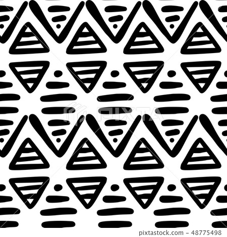 Seamless aztec vector pattern. 48775498
