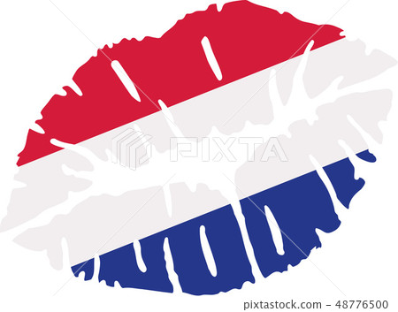Netherlands flag Kiss 48776500