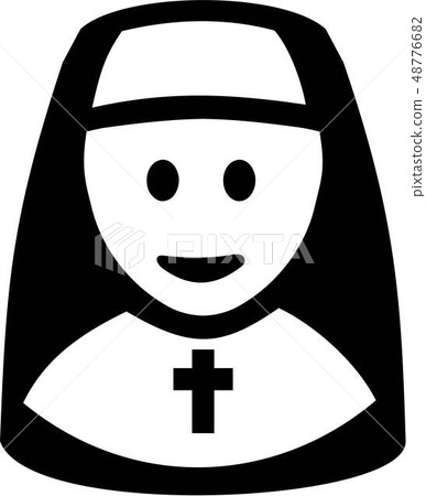 Nun Symbol Pictogram 48776682