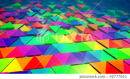 Stripes of lengthy childish pyramids Stripes of lengthy childish pyramids 48777601