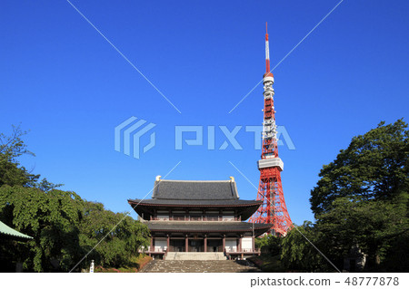 Tokyo Tower and Zojoji 48777878