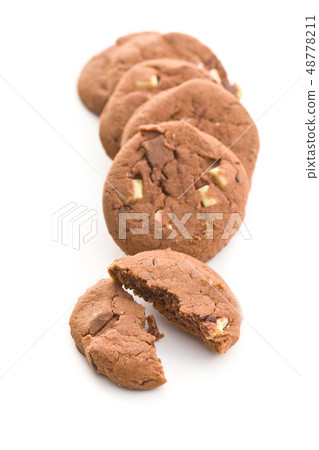 Sweet chocolate cookies. 48778211